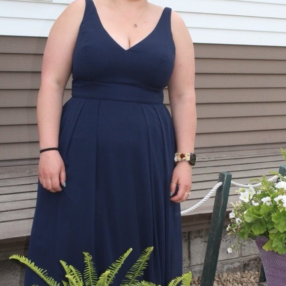 Dessy Group Chiffon Bridesmaid Dress - Picture 4 of 4